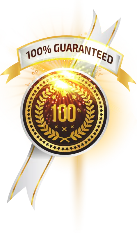 100% guarantee badge 6 months to 5 years on plumbing services by delta p cheektowaga ny