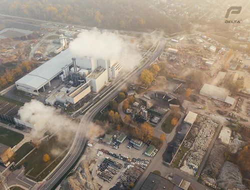 aerial view of industrial site on furnace repair near me services page on delta p east seneca grand island hamburg kenmore west seneca ny