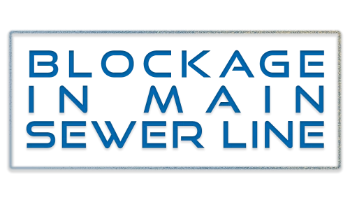blockage in main sewer line banner image