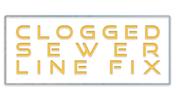 clogged sewer line fix graphic as a common cause of sewer line replacement issues in buffalo ny