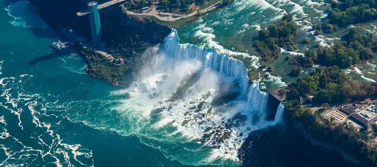 fantastic aerial view of niagara falls an essential part of the environment for plumbing near buffalo ny