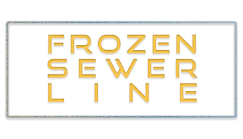frozen sewer line banner graphic as a major cause of sewer line replacement problems in buffalo ny