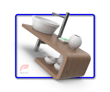 image of 3d sink for a delta p web page about leaking faucets emergency repair