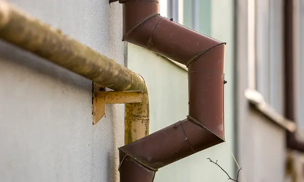 photo of old iron water piping part of decaying plumbing infrastructure